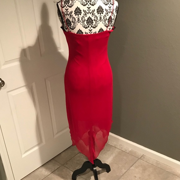 Mid-Length Cocktail Dress - Picture 2 of 4